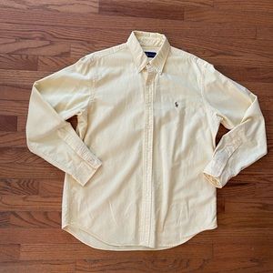 Ralph Lauren Yellow Dress Shirt